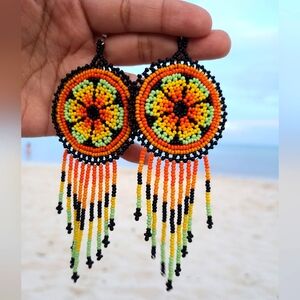 One of a Kind Handmade Mexican Artisan Earrings